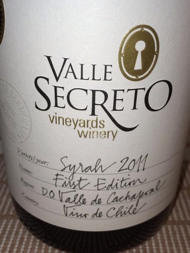 First Edition Valle de Cachaporal Syrah