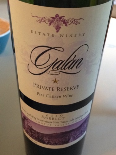 Galán Private Reserve Merlot