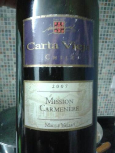 Maule Valley Mission Carmenérè