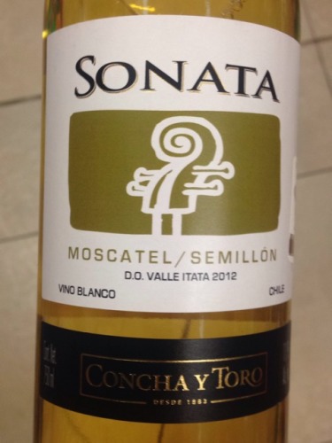 干露奏鸣曲麝香赛美蓉干白Concha y Toro Sonata Moscatel Sémillon