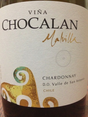 俏卡莱玛薇娜霞多丽干白Vina Chocalan Malvilla Chardonnay