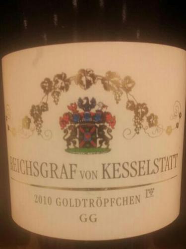 Reichsgraf von Kesselstatt Piesporter Goldtropfchen Riesling Grosses Gewachs