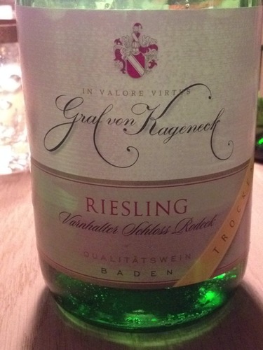 Graf Von Kageneck Qualitätswein Trocken Riesling