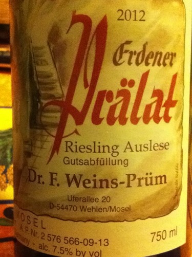 Erdener Prälat Auslese Riesling