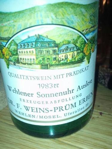 Erben Wehlener Sonnenuhr Auslese Mosel