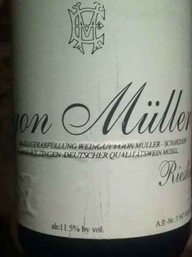 伊慕米勒雷司令干白Egon Muller Riesling