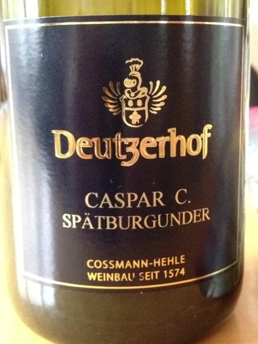 多策霍夫卡斯帕黑皮诺干红Deutzerhof Caspar C. Spatburgunder