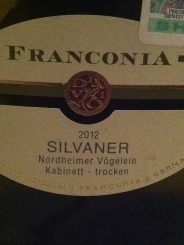 Franken Nordheimer Vogelein Silvaner Kabinett Trocken