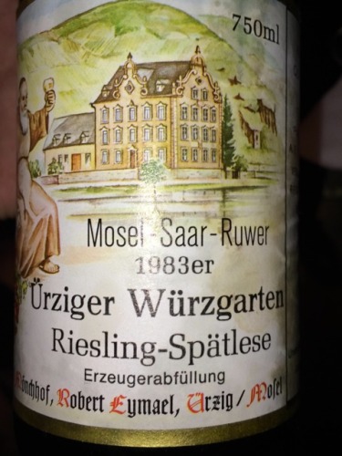 Robert Eymael Ürzig Würzgarten Riesling Spätlese