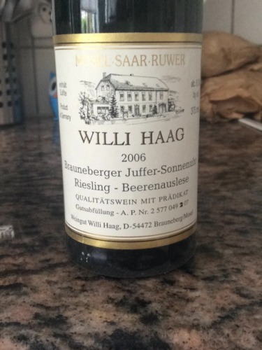 Braunberger Juffer-Sonnenuhr Mosel-Saar-Ruwer Beerenauslese-Riesling