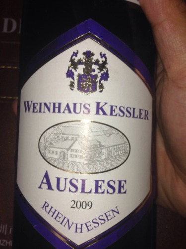 凯茜雷司令精选甜白Weinhaus Kessler Auslese Riesling