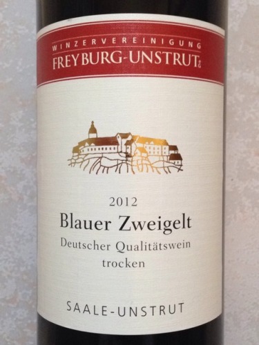 Saale Deutscher Qualitätswein Trocken Blauer Zweigelt