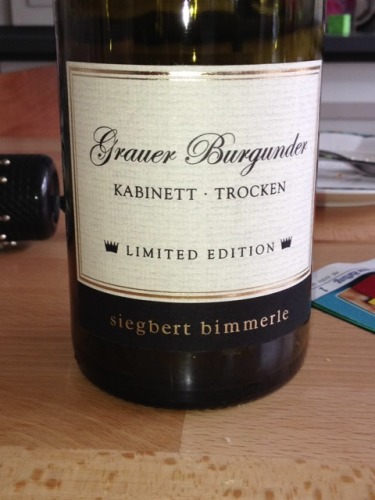 Grauer Burgunder Kabinett Trocken