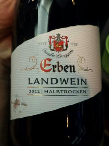 Landwein Halbtrocken