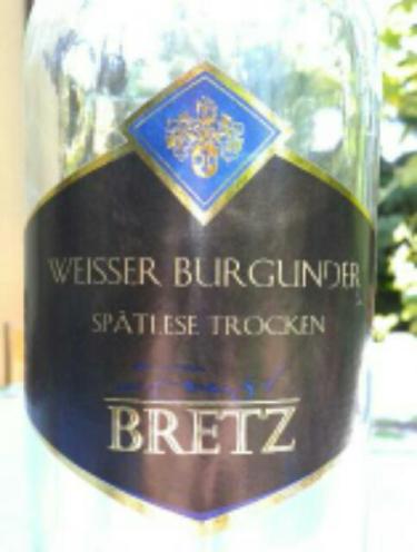 Spätlese Trocken Weisser Burgunder