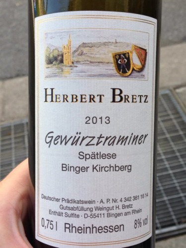 Binger Kirchberg Auslese Rheinhessen Gewürztraminer