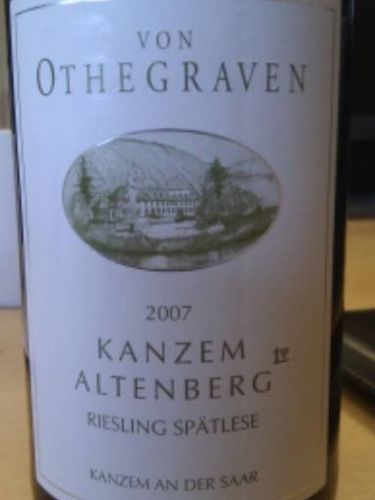 Kanzemer Altenberg Spätlese Riesling