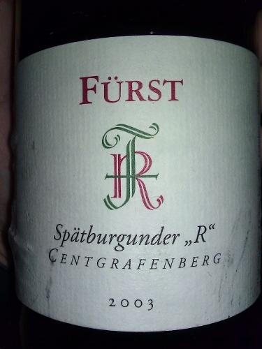 Furst Centgrafenberg Spätburgunder R