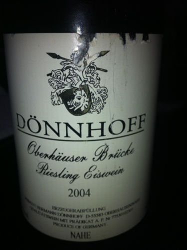 杜荷夫奥伯豪塞布鲁克雷司令冰酒Weingut Donnhoff Oberhauser Brucke Riesling Eiswein