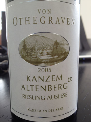 Kanzemer Altenberg Riesling Auslese