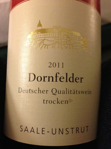 Deutscher Qualitätswein Trocken Saale-Unstrut Dornfelder