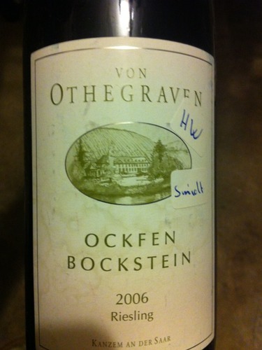 Ockfen Bockstein Riesling Kabernett