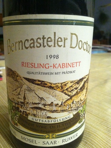 塔尼史班卡斯特勒雷司令小房酒Weingut Wwe. Dr. H. Thanisch Erben Thanisch Bernkasteler Doctor Riesling Kabinett