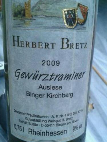 Binger Kirchberg Auslese Rheinhessen Gewürztraminer