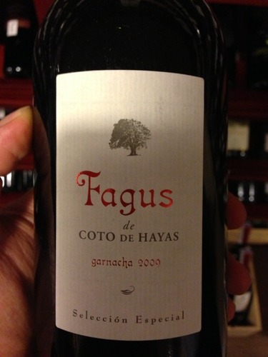 Fagus Coto de Hayas Selection Esperial Garnacha