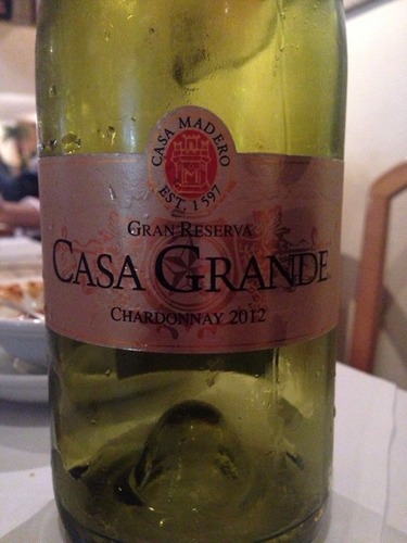 瓦尔帝维爱索卡赛霞多丽干白Casa Grande Chardonnay