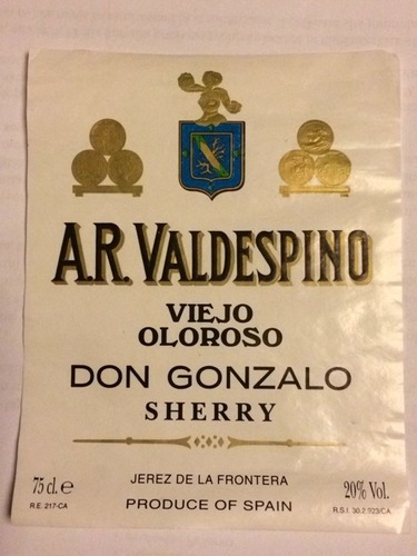 Viejo Oloroso Don Gonzalo Sherry