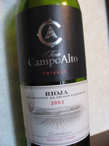 Campo Alto Rioja Tempranillo