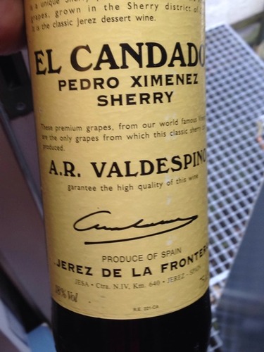 Jerez de La Frontera El Candado Sherry Pedro Ximénez