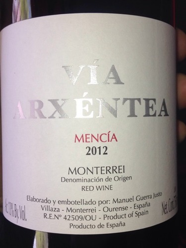 Monterrei Via Arxéntea Mencia