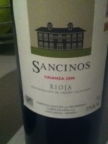 Rioja Sancinos Crianza