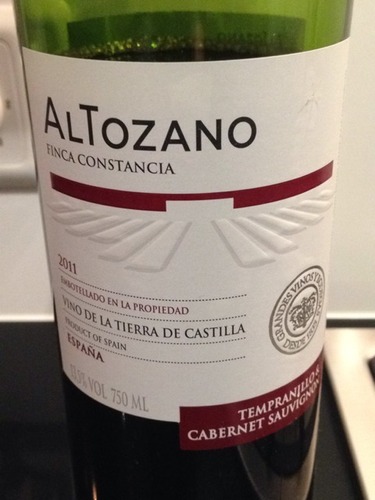 Altozano Finca Constancia Tempranillo Cabernet Sauvignon