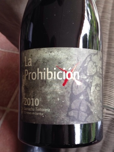 La Prohibicion Garnacha Tintorera