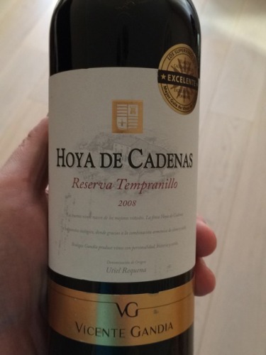 Hoya de Cadenas Reserva Utiel-Requena Tempranillo