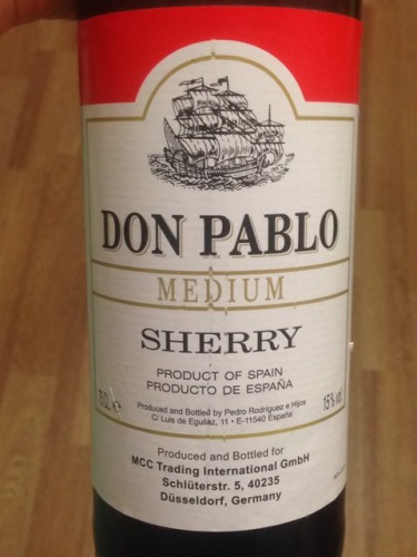 Don Pablo Golden Medium Sherry