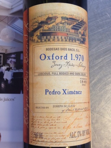 Oxford 1.970 Pedro Ximenez