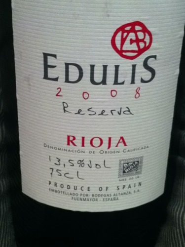 Edulis Rioja Reserva