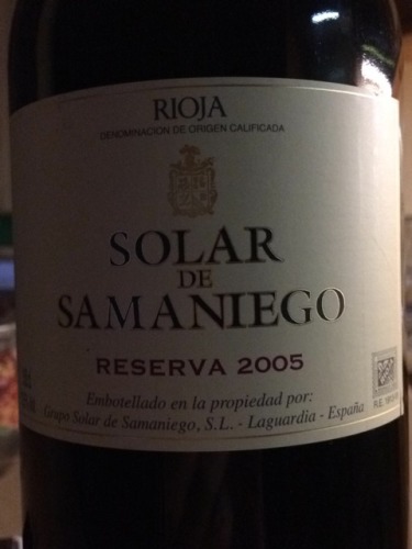 Solar De Samaniego Reserva