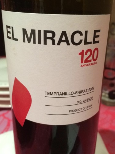 Valencia El Miracle 120 Anniversary Tempranillo Shiraz