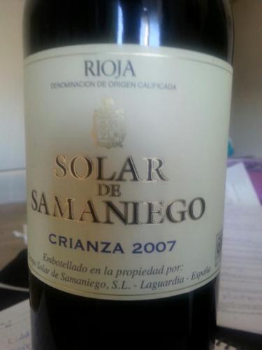 Cofradia Solar De Samaniego Rioja Crianza