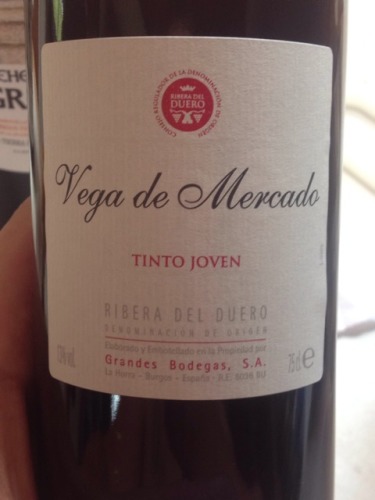 Vega De Mercado Tinto Joven Riebra Del Duero