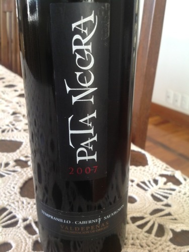 Pata Negra Valdepeñas Tempranillo Cabernet Sauvignon