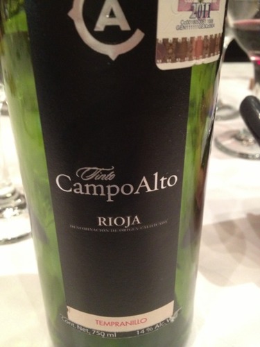 Campo Alto Rioja Tempranillo