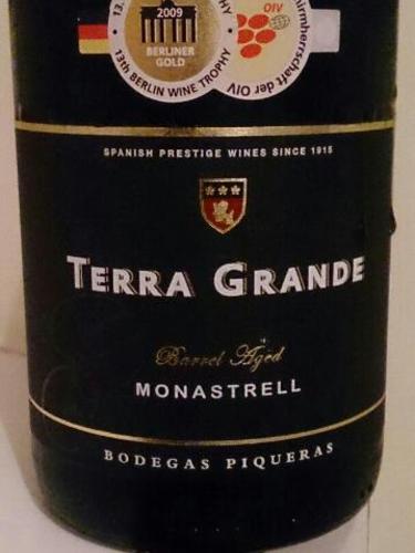 Terra Grande barrel Aged Monastrell