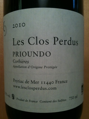 菩提古园北斗特酿干红Les Clos Perdus Corbieres Prioundo