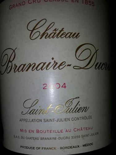 班尼杜克酒庄干红Chateau Branaire-Duluc